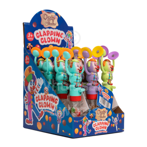 Candy Paradise Clapping Clown Toy With Candy 12x10g