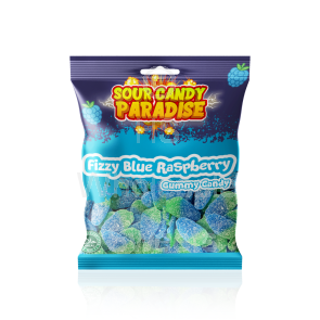 Candy Paradise Fizzy Blue Raspberry 12x100g