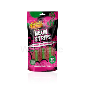 Candy Paradise Sour Neon Strips Wicked Watermelon 12x130g