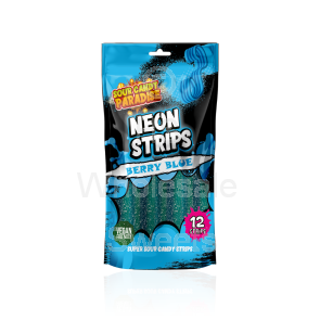 Candy Paradise Neon Strips Berry Blue 12x130g