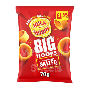 Hula Hoops Big Hoops Original Crisps £1.35 PMP 20X70g