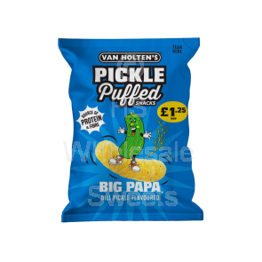 Van Holtens Big Pappa Pickle Puffs 14x50g £1.25 PMP