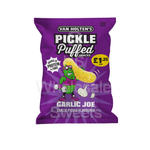 Van Holtens Garlic Joe Pickle Puffs 14x50g £1.25 PMP