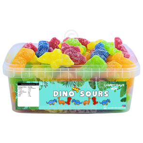 Candycrave Dino Sours Tub 600G