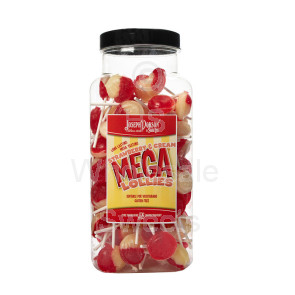 Strawberry & Cream Mega Lolly 90 Count