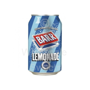 Barr Lemonade Fizzy Drink Cans 24x330ml