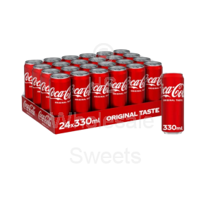 Coca Cola Slimline Cans 24x330ml