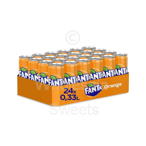 Fanta Orange Slimline Cans 24x330ml