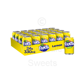 Fanta Lemon Slimline Cans 24x330ml