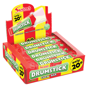 Swizzels Drumstick Raspberry & Milk Bars 60X20P