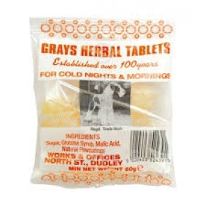 Grays Herbal Tablets 60g Bags *30