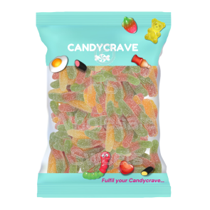 Candycrave Super Value Fizzy Worms 1kg