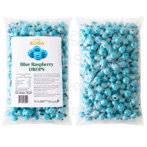 Hard Candy Blue Raspberry Drops 1kg