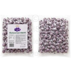 Hard Candy Blackcurrant Drops 1kg