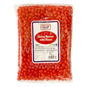 Zed Candy Cherry Single Colour Jelly Beans 1kg