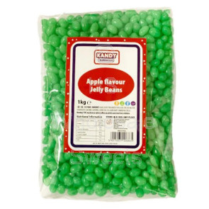 Zed Candy Apple Single Colour Jelly Beans 1kg