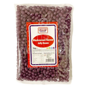 Zed Candy Blackcurrant Single Colour Jelly Beans 1kg