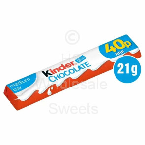 Kinder Snackbar 40p PMP 36x21g