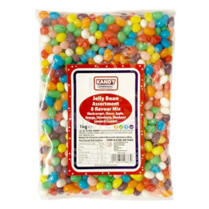 Zed Candy Mixed Colour 8 Flavour Jelly Beans 1kg