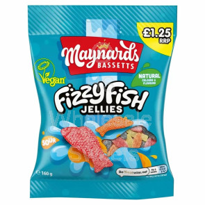 Maynards Fizzy Fish Jellies 12 Count PMP £1.25