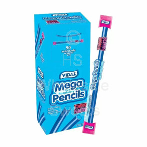 Vidal Mega Blue Raspberry Tongue Painter Pencils 50x23g