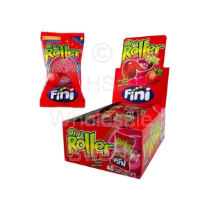 Fini Fizzy Strawberry Rollers 40x20g
