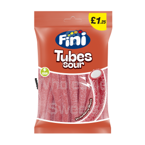 Fini Sour Strawberry Tubes £1.25 PMP 12x140g