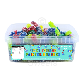 Candycrave Fizzy Tongue Painter Brushes Tub 600g