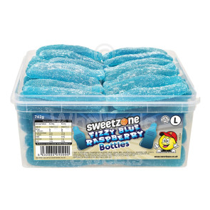 Sweetzone Giant Fizzy Blue Raspberry Bottle Tub 742g