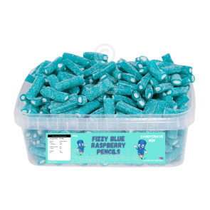 Candycrave Blue Raspberry Pencils Tub 600g