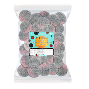 Candycrave Vegan Fizzy Raspberry & Liquorice Sunsets 2Kg