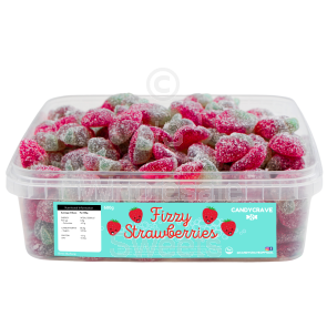 Candycrave Fizzy Strawberries Tub 600g