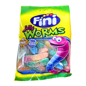 Fini Halal Fizzy Worms 12x75g
