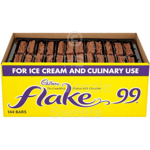 Cadbury Flake 99 Chocolate Bar 144 Box