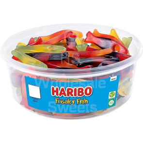 Haribo Freaky Fish Tub 75 COUNT