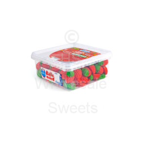 Vidal Jelly Fill Wild Strawberries Tub 75 Count