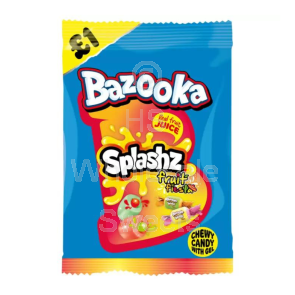 Bazooka Splashz Fruity 12x120g PMP