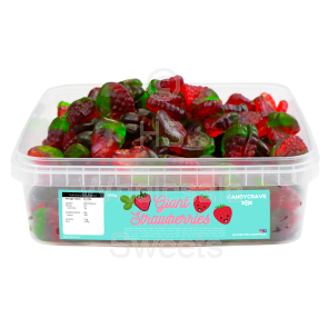 Candycrave Giant Strawberries Tub 600g