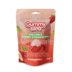 Gummy Land Peelable Strawberry 12x65g