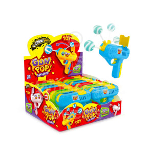 Johny Bee Gun Pop Lollipop x12