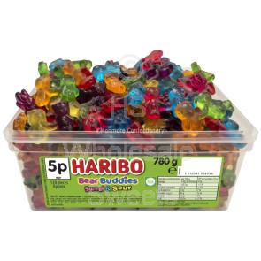 Haribo Bear Buddies Tub 120 COUNT