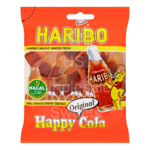 Haribo Halal Happy Cola Bottles 30x80g