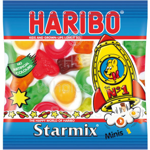 Haribo Starmix Mini Bags 100 COUNT