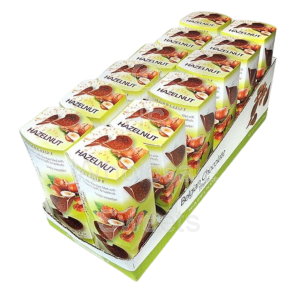 Belgium Hazelnut Chocolate Thins 12x80g