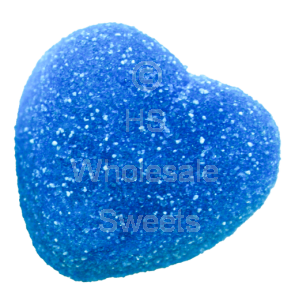 Damel Sour Blue Raspberry Hearts 1kg