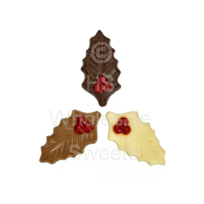 MartiChoc Chocolate Holly Leaves 12x150g