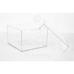 Clear Square Box With Lid 5x7.5cm