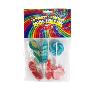 Kandy Kandy Strawberry & Bubblegum Lollies 36x6 Pack