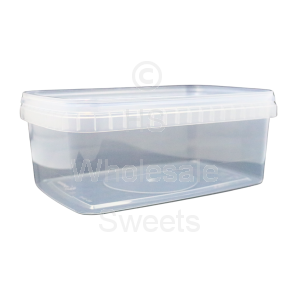 Clear Rectangle Tub 1.2 Litre