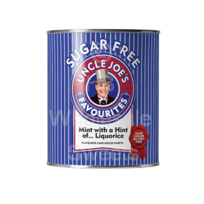 Uncle Joes Mint with a Hint of…Liquorice - SUGAR FREE Tin